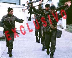 British troops surrender. April 2, 1982. Islas Malvinas 